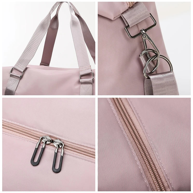Large Travel Bag Women Tote Bag Handbag Waterproof Shoulder Bag Weekend Sports Gym Bag Female Personalized Custom Logo Pattern
