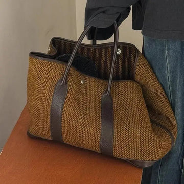 Women Bag 2025 Autumn Winter Tote Bags Fashion Vintage Office Lady All-match High-Capacity Shoulder Bag Handbag