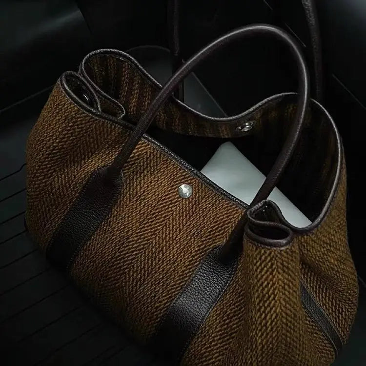 Women Bag 2025 Autumn Winter Tote Bags Fashion Vintage Office Lady All-match High-Capacity Shoulder Bag Handbag