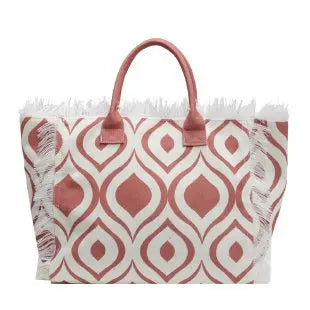 2025 Women Tote Bag For Travel Beach Bag Large Capacity Shoulder Commuter Bags Hand-tassel Denim Print Tassel Spliced Handbags