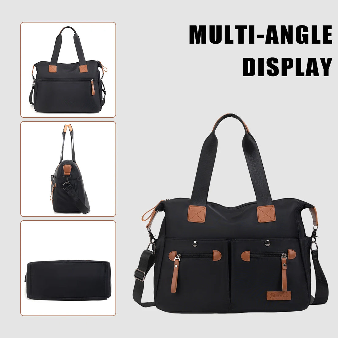 Laptop Bag for Women, Large Capacity Briefcase, Shoulder Crossbody Tote Bag, 15.6inch Inner Compartment Bags for Students
