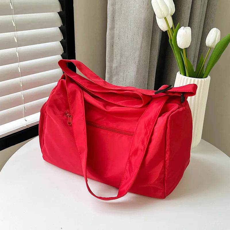 2025 Large capacity Travel Tote Bags for Women nylon Shoulder Messenger Bag Sports Yoga Satchels Fashion Woman Handbag
