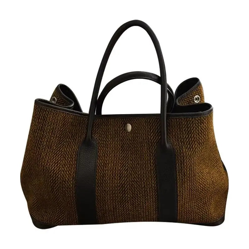 Women Bag 2025 Autumn Winter Tote Bags Fashion Vintage Office Lady All-match High-Capacity Shoulder Bag Handbag