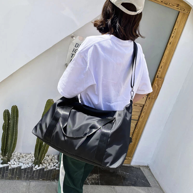 Large Travel Bag Women Tote Bag Handbag Waterproof Shoulder Bag Weekend Sports Gym Bag Female Personalized Custom Logo Pattern